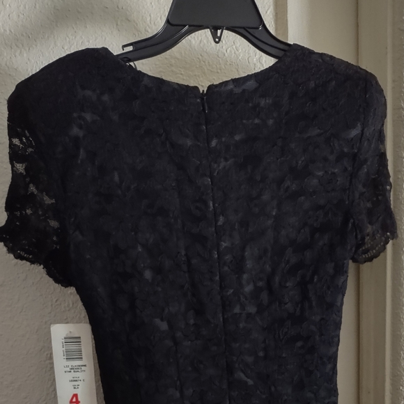 Vintage black lace dress size small - Picture 12 of 12